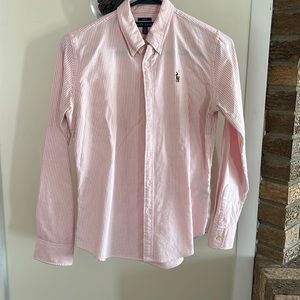 Ralph Lauren button down pink size 8